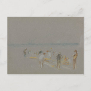 Joseph Mallord William Turner - Cricket on the Postkarte