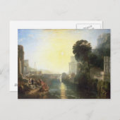 Joseph Mallord William Turner | Der Anstieg der Ca Postkarte (Vorne/Hinten)