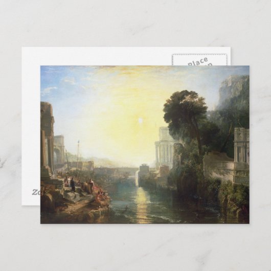 Joseph Mallord William Turner | Der Anstieg der Ca Postkarte (Vorne/Hinten)
