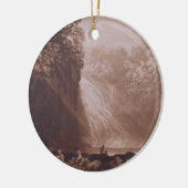 Joseph Mallord William Turner | der Fall des Cl Keramik Ornament (Links)