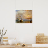 Joseph Mallord William Turner | Der Kampftemer Poster (Küche)