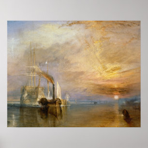 Joseph Mallord William Turner   Der Kampftemer Poster