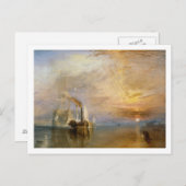 Joseph Mallord William Turner | Der Kampftemer Postkarte (Vorne/Hinten)