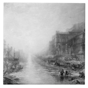 Joseph Mallord William Turner die Einschiffung Fliese
