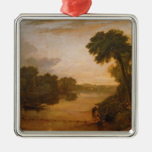 Joseph Mallord William Turner   die Themse nahe Wi Silbernes Ornament