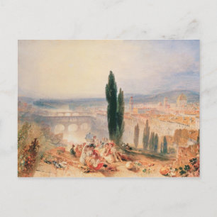Joseph Mallord William Turner   Florenz aus der Nä Postkarte