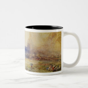 Joseph Mallord William Turner   Fluelen: Morgen ( Zweifarbige Tasse
