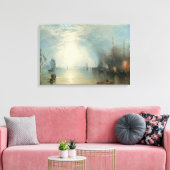 Joseph Mallord William Turner - Keelmen Heaving Leinwanddruck (Insitu (Wohnzimmer))