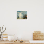 Joseph Mallord William Turner - Keelmen Heaving Poster (Küche)