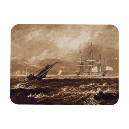 Joseph Mallord William Turner | Leader Sea Pie Magnet (Horizontal)