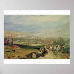 Joseph Mallord William Turner   Leeds (w/c auf Poster