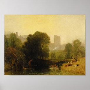 Joseph Mallord William Turner   nahe der Themse Lo Poster