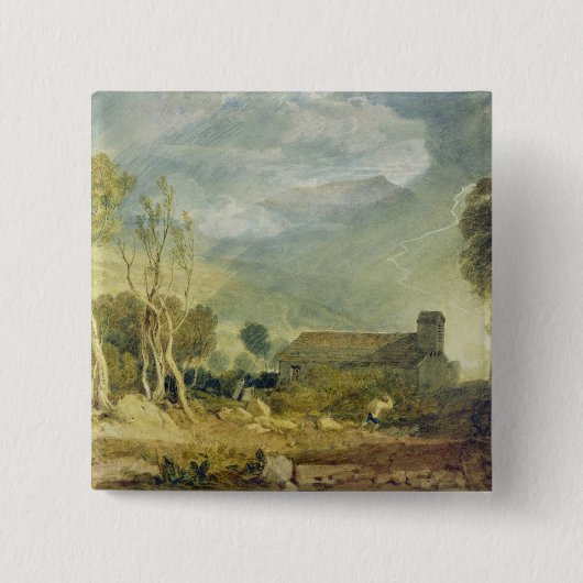 Joseph Mallord William Turner | Patterdale Old Chu Button (Vorderseite)