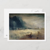 Joseph Mallord William Turner | Rettungsboot und M Postkarte (Vorne/Hinten)