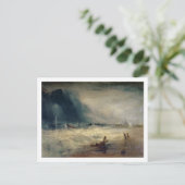 Joseph Mallord William Turner | Rettungsboot und M Postkarte (Stehend Vorderseite)