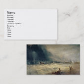 Joseph Mallord William Turner | Rettungsboot und Visitenkarte (Vorne/Hinten)