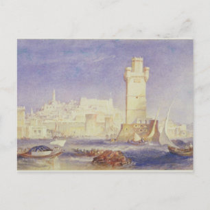 Joseph Mallord William Turner   Rhodes, c.1823-24 Postkarte