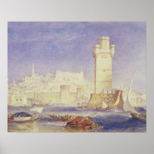 Joseph Mallord William Turner Rhodos, c.1823-24 Poster