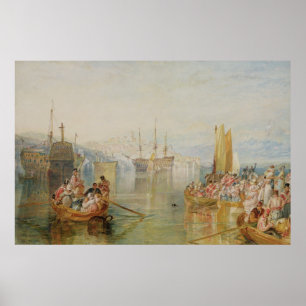 Joseph Mallord William Turner   Salzwasser, Cornwa Poster
