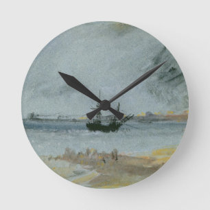 Joseph Mallord William Turner Schiff Aground, Bri Runde Wanduhr