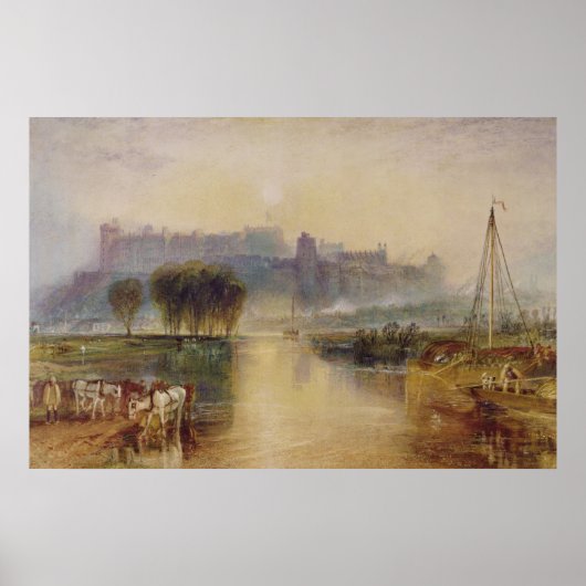 Joseph Mallord William Turner | Schloss Windsor Poster (Vorne)