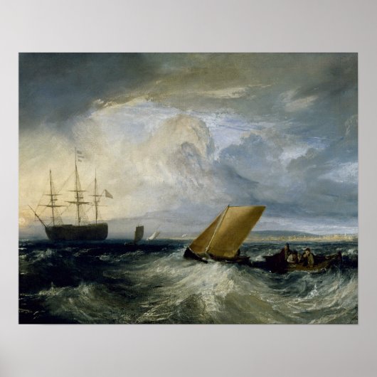 Joseph Mallord William Turner - Sheerness as Seen Poster (Vorne)