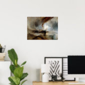 Joseph Mallord William Turner Snow Storm Poster (Heimbüro)