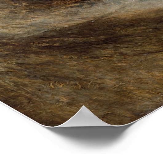 Joseph Mallord William Turner Snow Storm Poster (Ecke)