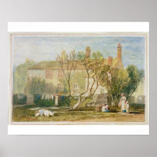 Joseph Mallord William Turner | Steeton Manor Hous Poster (Vorne)