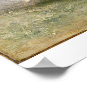 Joseph Mallord William Turner | Stormy Sea Breakfa Poster (Ecke)