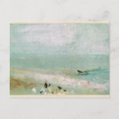 Joseph Mallord William Turner | Strand mit Zahlen Postkarte (Vorderseite)