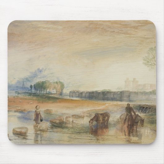Joseph Mallord William Turner - Sunset and Moonris Mousepad (Vorne)