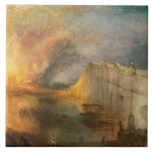 Joseph Mallord William Turner - The Burning of the Fliese