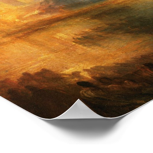 Joseph Mallord William Turner - The Burning of the Poster (Ecke)