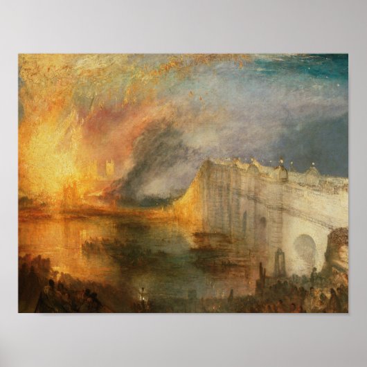 Joseph Mallord William Turner - The Burning of the Poster (Vorne)