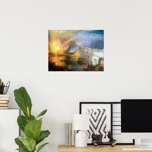 Joseph Mallord William Turner The Burning Poster (Heimbüro)