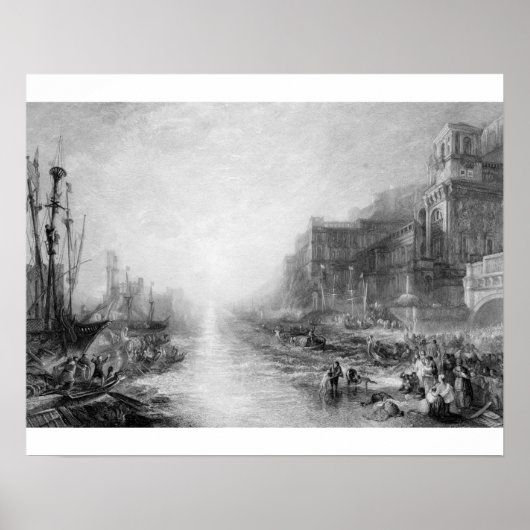 Joseph Mallord William Turner | The Embarkation of Poster (Vorne)