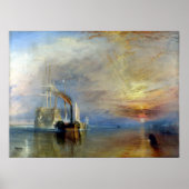 Joseph Mallord William Turner The Fighting Temerai Poster (Vorne)