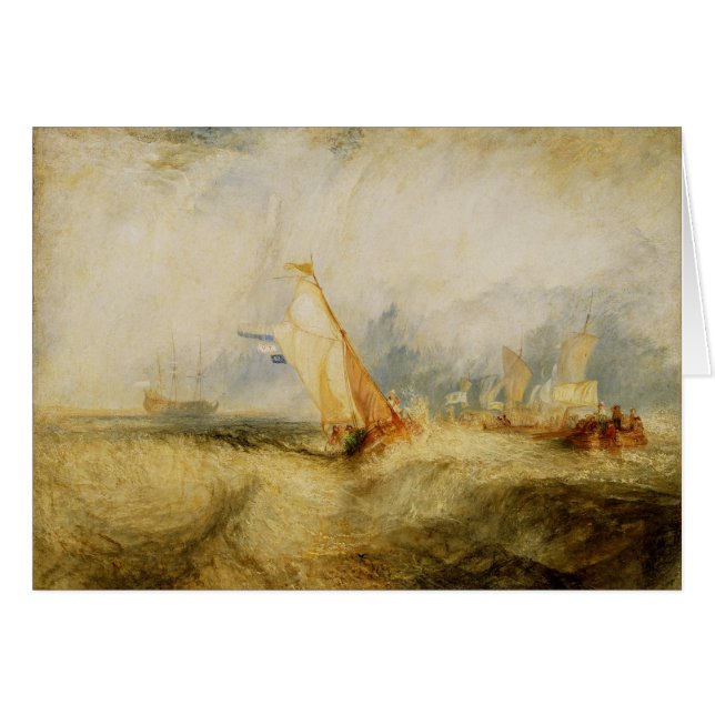Joseph Mallord William Turner | Van Tromp Going Ab (Vorderseite (Horizontal))