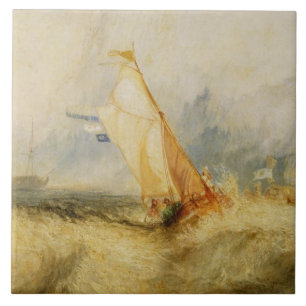 Joseph Mallord William Turner   Van Tromp Going AB Fliese