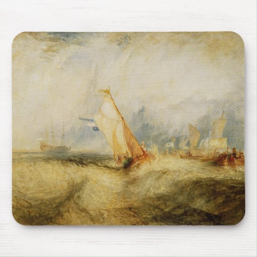 Joseph Mallord William Turner| Van Tromp Going Ab Mousepad (Vorne)