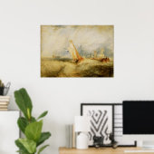 Joseph Mallord William Turner | Van Tromp Going Ab Poster (Heimbüro)