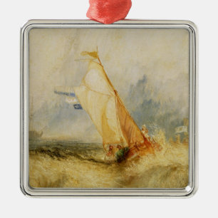 Joseph Mallord William Turner   Van Tromp Going AB Silbernes Ornament