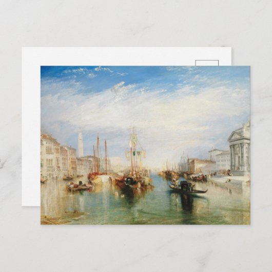 Joseph Mallord William Turner | Venedig aus dem P Postkarte (Vorne/Hinten)