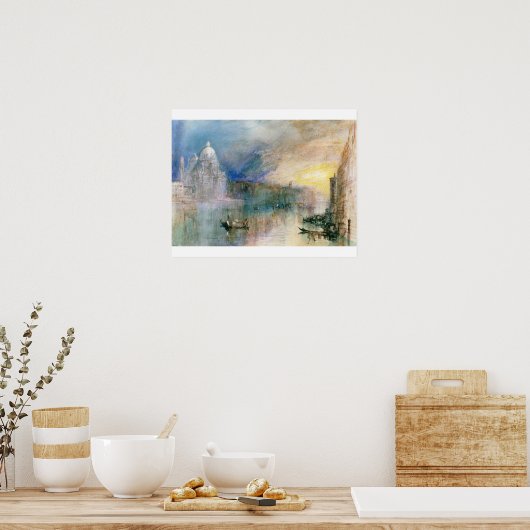 Joseph Mallord William Turner | Venedig: Grand Can Poster (Küche)