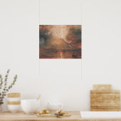 Joseph Mallord William Turner - Vesuvius Poster (Küche)