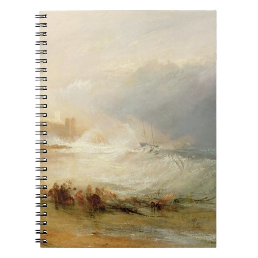 Joseph Mallord William Turner | Wreckers - fahren Notizblock (Vorderseite)