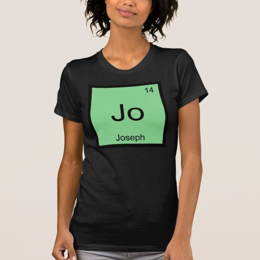 Joseph Name Chemistry Element Periodic Table T-Shirt (Vorderseite)