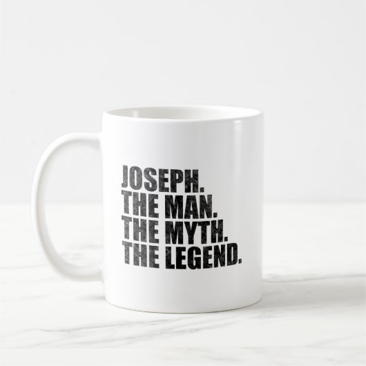 Joseph Name, Joseph Der Mann Der Mythos Die Legend Kaffeetasse (Links)