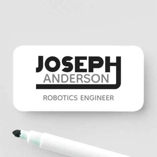 Joseph Name Tag Namensschild (Beispiel)